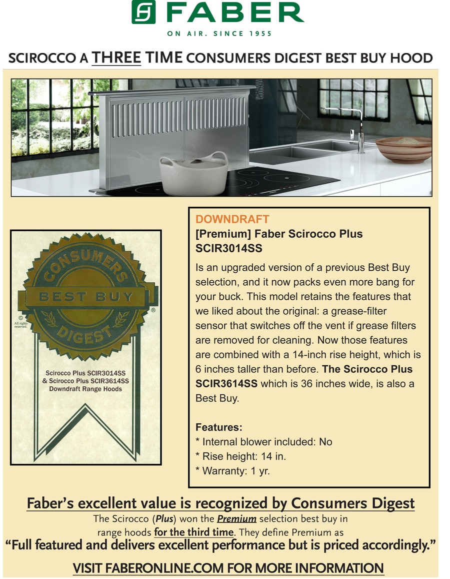 Faber Hood Consumers Digest Report