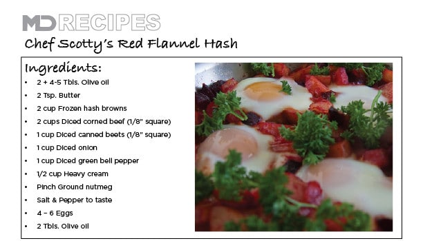 Chef Scotty’s Red Flannel Hash
